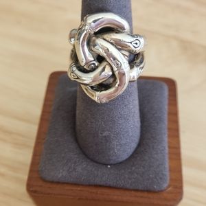 John Hardy Bamboo Twisted Ring 7.5